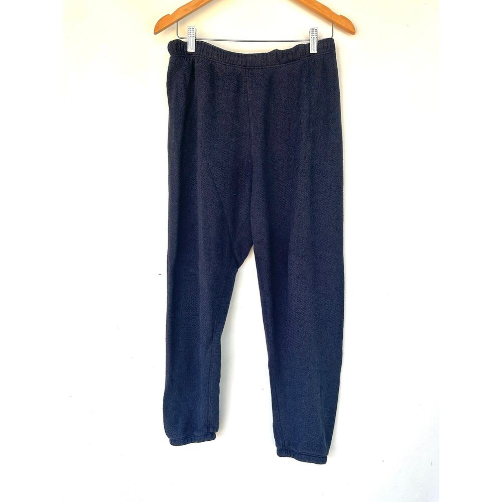 Jenni Kayne Saturday Sweatsuit Sweatshirt Joggers Pants Large Navy Blue Large - Picture 3 of 10